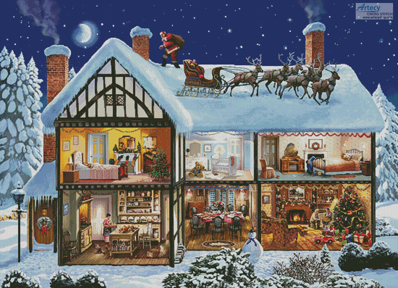 Christmas House - Large - Click Image to Close